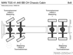 MAN TGS 41.440 BB CH Chassis Cabin