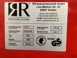 RR Industrie Arbeitskorb RAK, RAL 3000 feuerrot