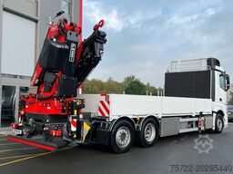 MERCEDES-BENZ ACTROS 2548/CONTAINERPRITSCHE/KRAN FASSI F545
