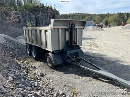 Maur car body 3 axle tow trailer