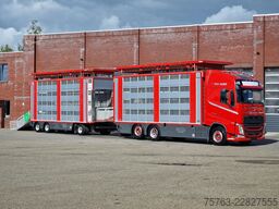 Volvo FH 13.500 6x2 - Livestock 4 deck Finkl + Finkl ...