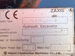 Hitachi ZX 670 LCH-3