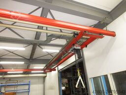 Demag Portalkran KBK 1000KG Kettenzug Hochgezogenes Fahrwerk Maße 7x6m