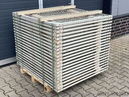 1200 x 1100 mm/ Materialfarbe: ähnl. beige/ Maschenweite außen 93x53mm