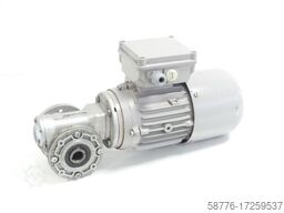  HEW / Miksch RF71L/4-B4 Motor SN:549765 mit Miksch RMI40F1 Winkelgetriebe