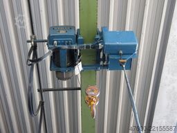 Demag Hallenkran Brückenkran Kran 1t Kran Seilzug PLV 1000Kg Spur 6,7m Hub 4m