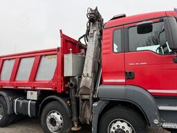 MAN TGS 41.480 8x4 Kipper+Kran Penz/Intarder