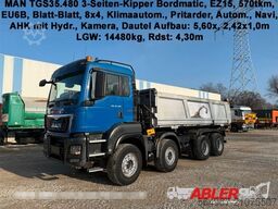 MAN TGS 35.480 3-Seiten-Kipper Bordmatic Pritarder