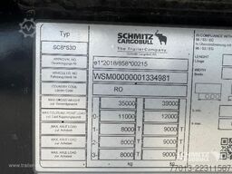 Schmitz Cargobull Tipper Steel half pipe body 28m³