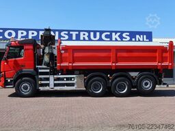 Volvo FMX 420 Kipper+Kraan H.M.F. 1943Z2 Rotor+Grijper