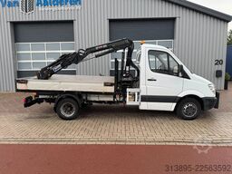Mercedes-Benz 513 CDI, Crane Hiab 022-2 kipper