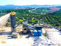 FABO Mobile Concrete Batching Plant 120 m3/h Mobile Concrete Batching Plant