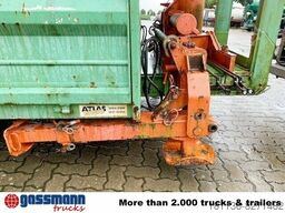  Abrollcontainer mit Flügeltüren & Atlas Kran AK