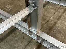 ca. 18,45 lfm Kragarmregal Doppelseitig H:400 cm 500 Kg/Arm