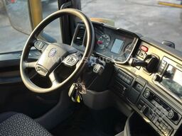 SCANIA G280 4x2 Pritsche Atlas Heckladekran, Steinzange