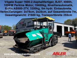 Vögele Super 1600-2 Asphaltfertiger Nivellierau
