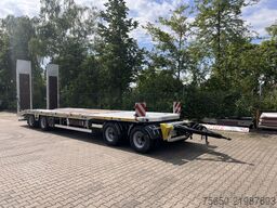 Möslein T4 VB H1 gerade  neuer 4 Achs Tieflader gerade hydraulischen Rampen