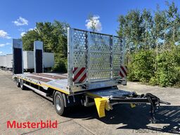 Möslein T4 VB H1 gerade  neuer 4 Achs Tieflader gerade hydraulischen Rampen