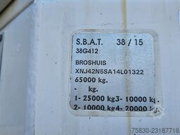 Broshuis 4AOU-16-40 / RADMULDEN / AUSZIEHBAR / 274 cm