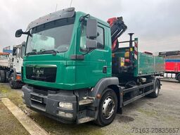 MAN TG-M 18.290 4x2 Abrollkipper mit Kranmulde