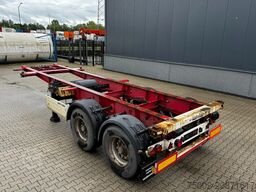 Krone 2-assig 20FT chassis, BPW + trommel, luchtverin...