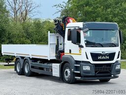 MAN TGS 26.360*PRITSCHE 7,60m *6x4 * KRAN/ FUNK