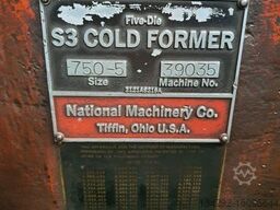 National Machinery 750 5 Die S3 Cold Former