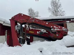 Tyllis jumbo semi-trailer with HMF crane