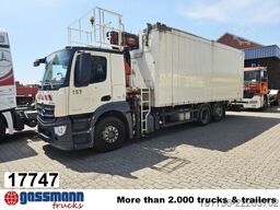 Mercedes-Benz Antos 2536 6x2/4, Walkingfloor, Atlas Kran 186.3,