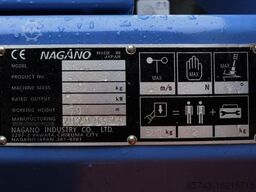 Nagano S15Auj Valid inspection, Diesel, 15 m Working Heig