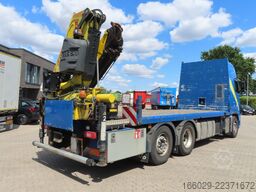 VOLVO FH 500, Kran Fassi F360XP, Containerpritsche