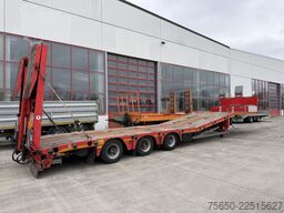Kässbohrer LB3E  3 Achs Satteltieflader, komplett überfahrbar
