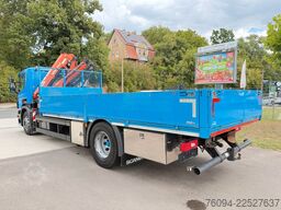 SCANIA P250 4x2 Pritsche KRAN 14m 5./6. Steuerkre FUNK