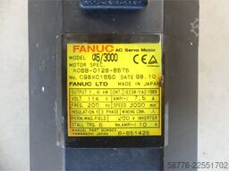 Fanuc A06B-0128-B575 AC Servo Motor SN: C98XC1650