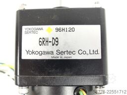 Yokogawa TM-H6A3PB1NR076 Torque Motor SN:96H105 + 6RH-D9 Getriebe SN:96H120