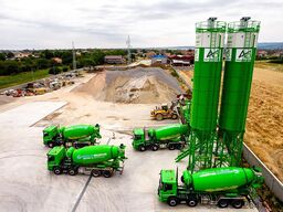 FABO Concrete Batching Plant 110 m3 Compact Concrete Batching Plant