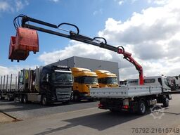 FUSO 7 C 18 Kipper 3,9m/Palfinger Kran/Greifer/2xAHK