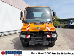 Unimog U 300 4x4, Kipper, VarioPilot, Kommunalhydraulik,