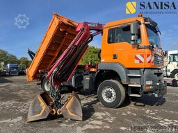 MAN TGA 18.350/HMF Kran/3-S. Meiller Kipper