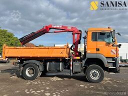 MAN TGA 18.350/HMF Kran/3-S. Meiller Kipper