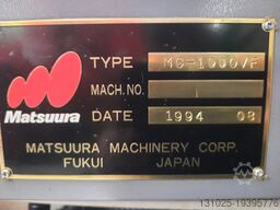 MATSUURA MC1000VF