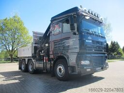 DAF XF 6x4 mit Kran und Space Cab
