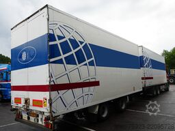Scania R 400 6x2 closed box in combo with trailer