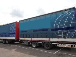 Scania R 400 6x2 curtainside in combo with Burg trailer