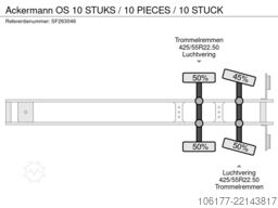Ackermann OS 10 STUKS / 10 PIECES / 10 STUCK