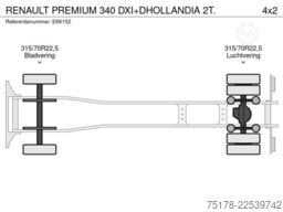 RENAULT PREMIUM 340 DXI+DHOLLANDIA 2T.