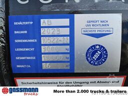  Abrollcontainer Halfpipe ca. 16m³, Hardox, hydr.