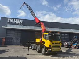 Scania R 420 LB 8x4 Palfinger PK 85002 F + JIB PJ 170 E