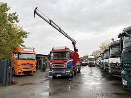 Scania R580 V8 8X4 Kipper Kran Palfinger 22002