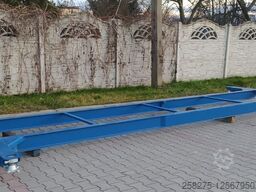 Starkfracht Abrollrahmen nach DIN 30722-1 mit Twist-Lock Verschlüssen für 20 Fuß Container